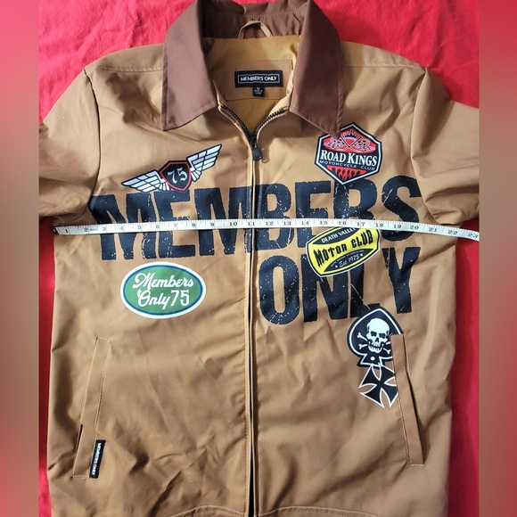 Members Only “75 Youth” Racing Zip Up Jacket - Picture 9 of 10